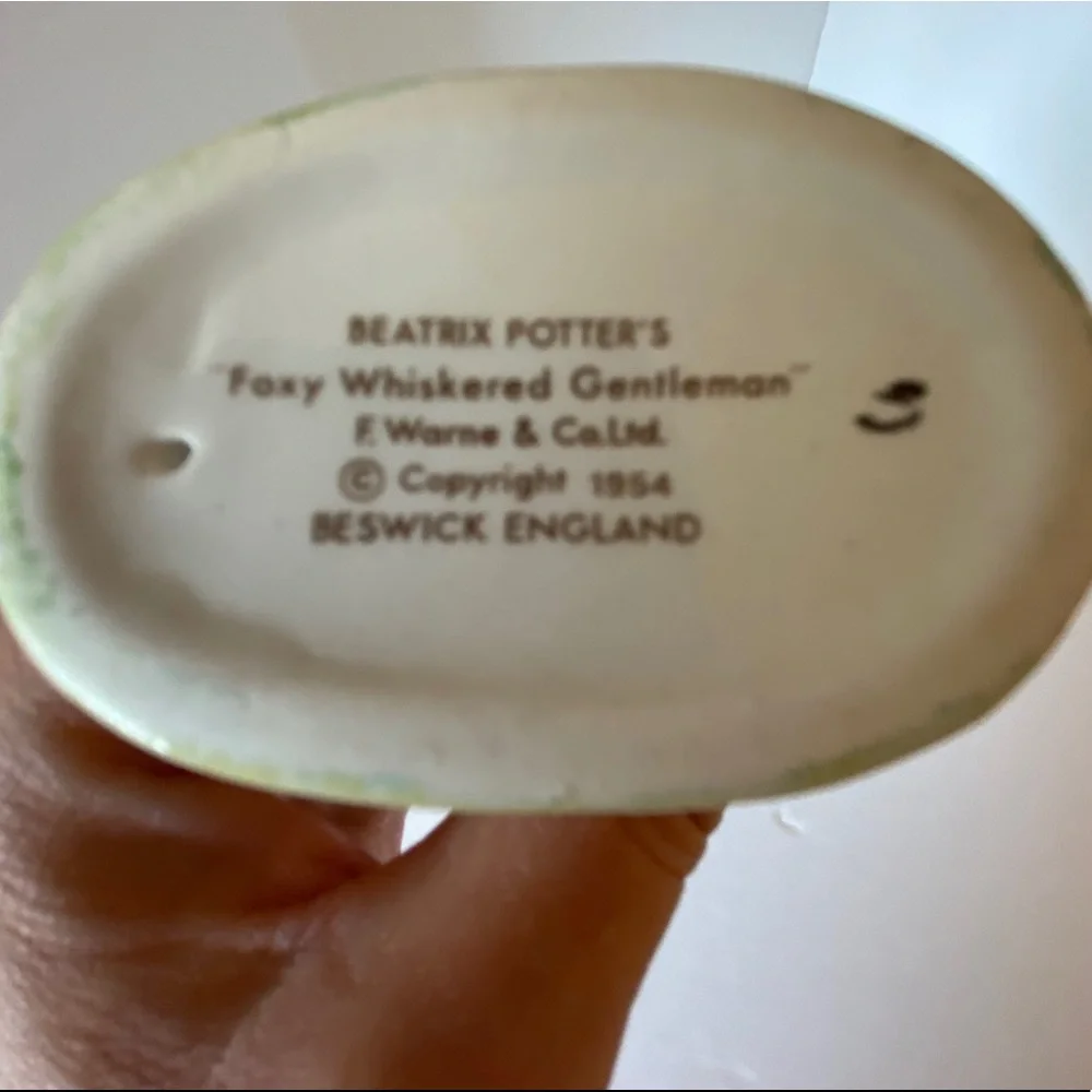Vintage Beatrix Potter “Foxy Whiskered Gentleman“ - Picture 8 of 8